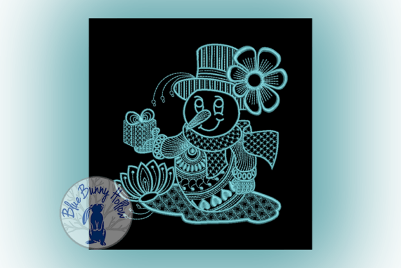 Download Dazzling Flower Power Snowman - Dazzling Collection