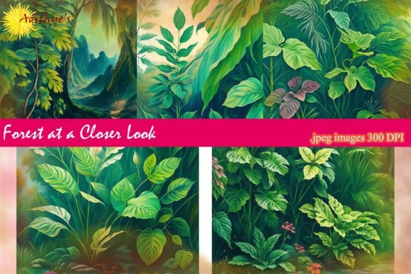 Download Fresh Green Jungle Foliage - Premium Bundle